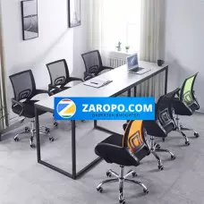 Ергономичен Офис Стол с лумбална опора и седалка с високоплътна еластична гъба, амортисьор, въртящ се, без люлеене - 3101 Ергономичен Офис Стол с лумбална опора и седалка с високоплътна еластична гъба, амортисьор, въртящ се, без люлеене - 3101