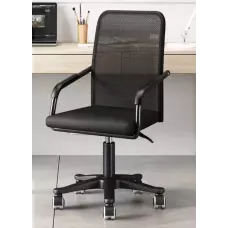 Въртящ се офис стол с дишащи облегалка и седалка Въртящ се офис стол с дишащи облегалка и седалка