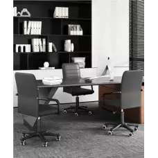 Офис стол с регулиране на височината, въртящ се, еко кожа Офис стол с регулиране на височината, въртящ се, еко кожа