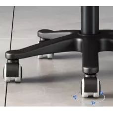 Офис стол с регулиране на височината, въртящ се, еко кожа Офис стол с регулиране на височината, въртящ се, еко кожа