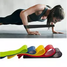 Ластици за тренировка/Resistance Belt 5 броя с различен опън Ластици за тренировка/Resistance Belt 5 броя с различен опън