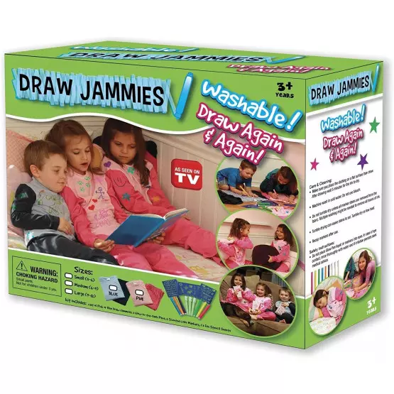  Комплект за рисуване Draw Jammies, върху дрехи и пижами
