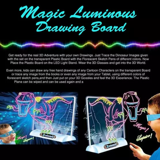 3D магическа дъска-комплект за рисуване Magic Drawing Board