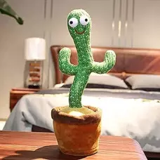 Говорещ Кактус играчка - Повтаря Думите, Пее и Танцува Говорещ Кактус играчка - Повтаря Думите, Пее и Танцува