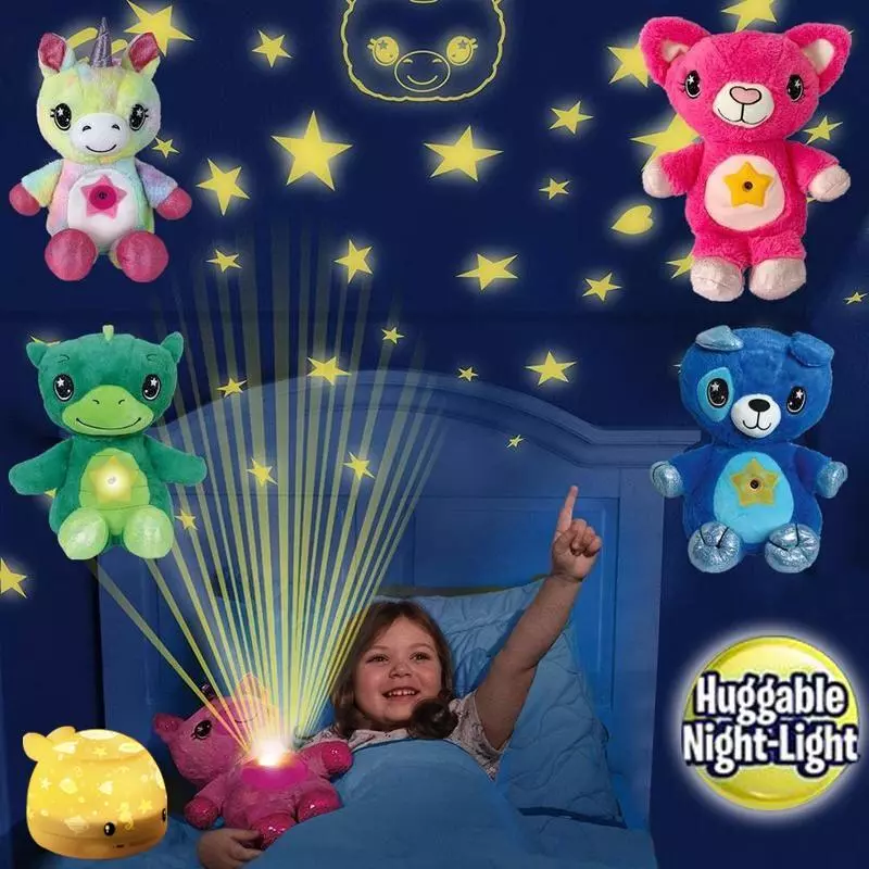 2в1 Плюшена играчка и проектор звездно небе Star Belly