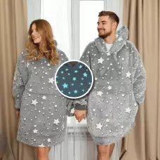 Светещ суичър-одеяло с ръкави Светещ суичър-одеяло с ръкави