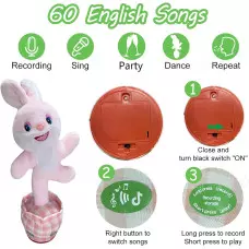 Интерактивно танцуващо зайче Интерактивно танцуващо зайче