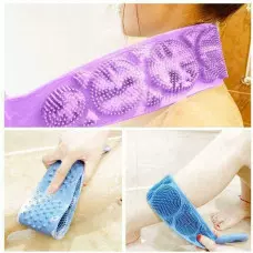 Ексфолираща силиконова гъба за баня за триене на гърба Ексфолираща силиконова гъба за баня за триене на гърба