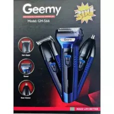 Машинка за подстригване и тример 3 В 1 Geemy GM-566 Машинка за подстригване и тример 3 В 1 Geemy GM-566