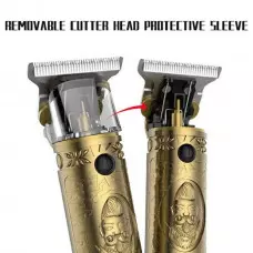 Машинка за бръснене и подстригване с метален корпус и винтидж дизайн Машинка за бръснене и подстригване с метален корпус и винтидж дизайн