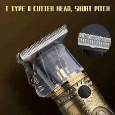 Машинка за бръснене и подстригване с метален корпус и винтидж дизайн Машинка за бръснене и подстригване с метален корпус и винтидж дизайн