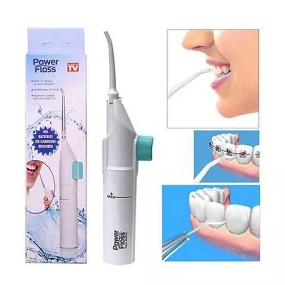 Уред за водно почистване на зъби - душ Power Floss, без батерия
