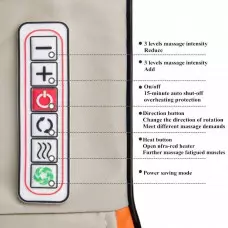 Шиацу масажор, 6 Бутона, 6 Функции - Massager of neck kneading Шиацу масажор, 6 Бутона, 6 Функции - Massager of neck kneading