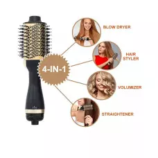 Мултифункционална електрическа четка за коса с горещ въздух – изсушаване, изправяне, оформяне и придаване на обем Мултифункционална електрическа четка за коса с горещ въздух – изсушаване, изправяне, оформяне и придаване на обем