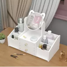 Органайзер за бижута и козметика с огледало Органайзер за бижута и козметика с огледало
